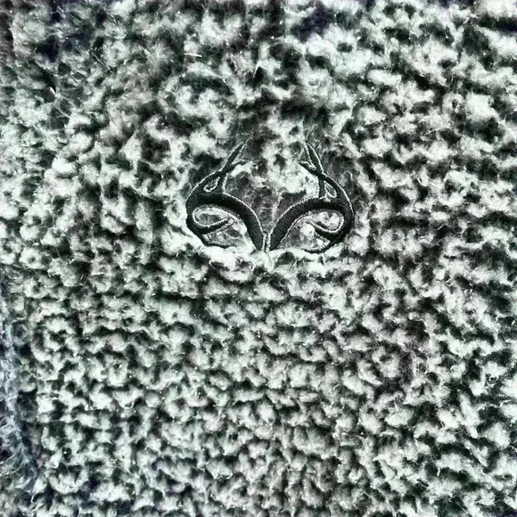 Real tree by Colosseum women’s large jacket 1/4 button pullover Sherpa fleece - Picture 3 of 14